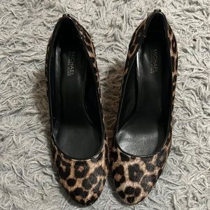Michael's Kors Leopard Calf Hide Pumps